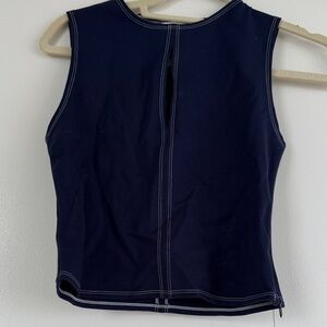 Reformation Dark Blue Tank Top